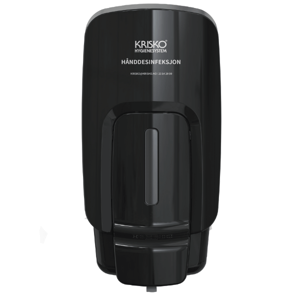 Fooom manuell dispenser desinfeksjon sort