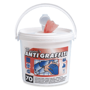 Lpk anti graffiti våtservietter, 70 stkr bøtte