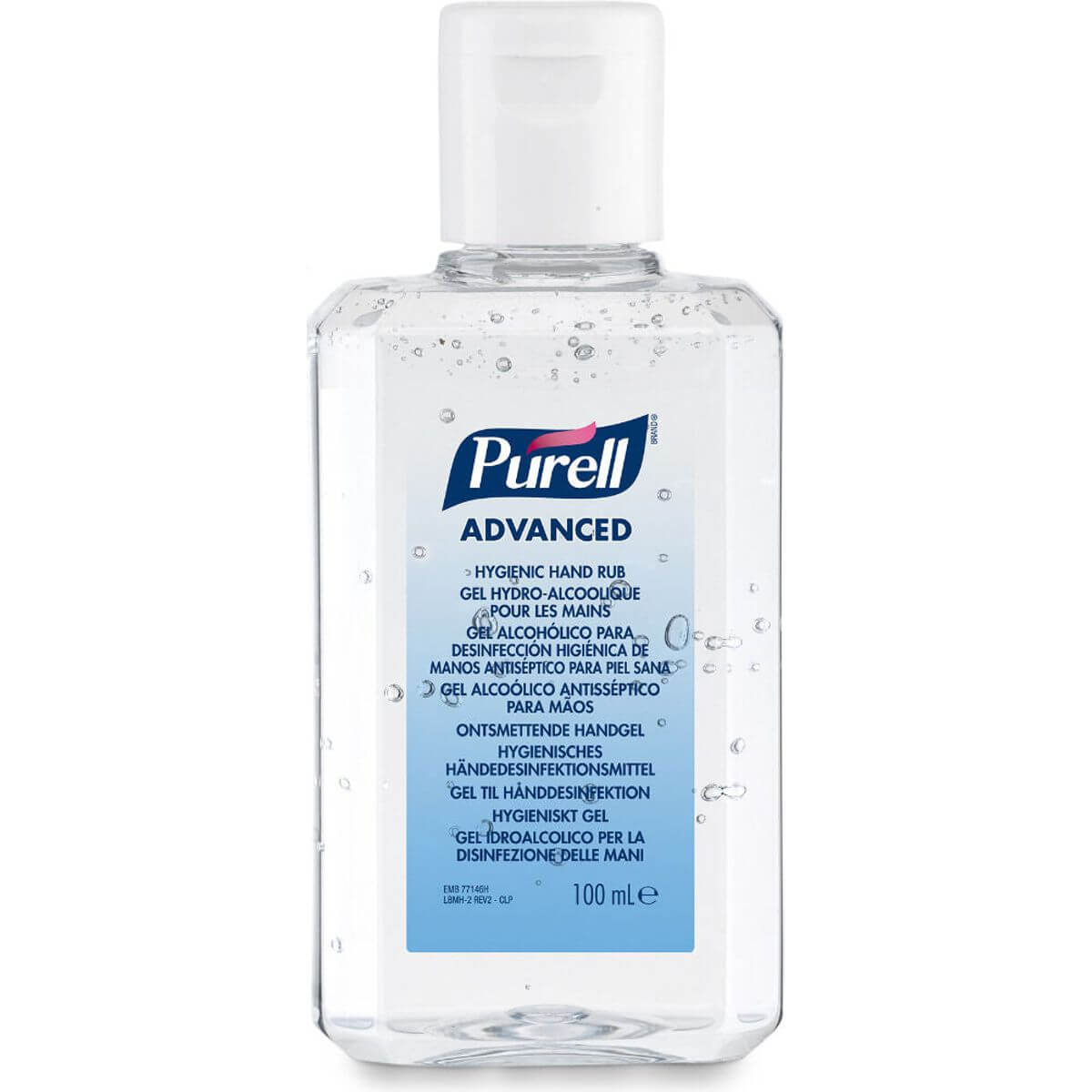 Purell® advanced hygienisk hånddesinfeksjon 100 ml flip-top-flaske