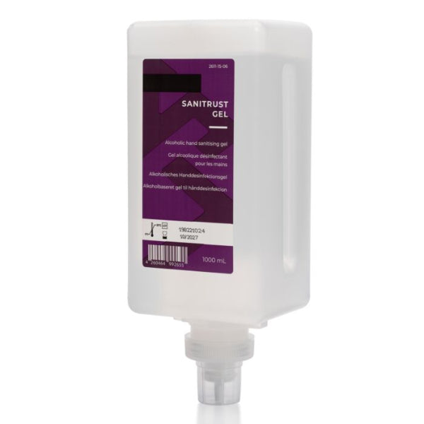 SVEMA Sanitrust gel hånddesinfeksjon 750ml berøringsfri
