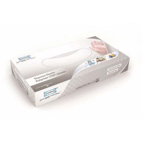Hanske TEP klar M (200stk pr PAK)