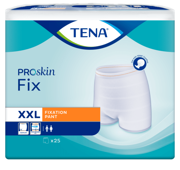 Truse TENA Fix hvit m/ben XXL