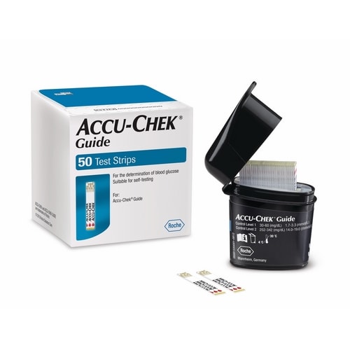 Teststrimmel Accu-Chek Guide glucose