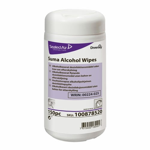 Desinfeksjon Suma Alc. Wipes (150)
