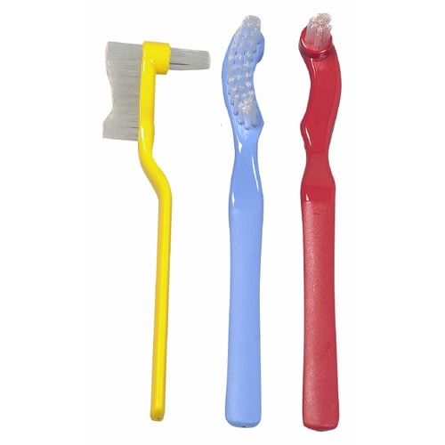 Tannbørste protese SAN/nylon, assortert