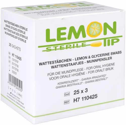 Munnrensepinner lemon fuktig