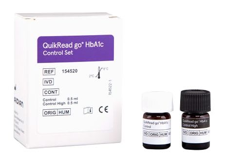 Kontroll sett HbA1c QuikRead go