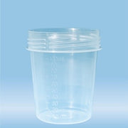 Urinprøvebeger 100ml u/lokk Ø62mm