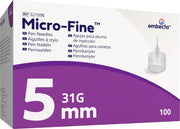 Kanyle f/insulinpenn 31G 5mm