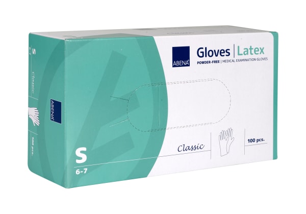 Hanske Latex Abena Classic natur S