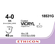 Sutur Vicryl 4-0 DA VisiBlack 45cm Lilla
