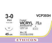 Sutur Vicryl Plus 3-0 FS-2 45cm Lilla