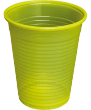 Drikkebeger 180ml 3000stk Gul