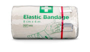 Bandasje elastisk 8cmx4m m/bandasjehaker
