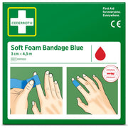 Plaster Soft Foam blå 3cmx4,5m