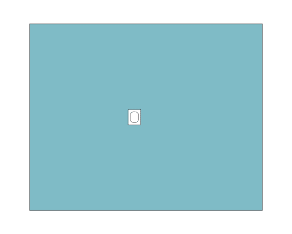 Oppdekking Hullduk m/lim 120x150 Ø5x7cm