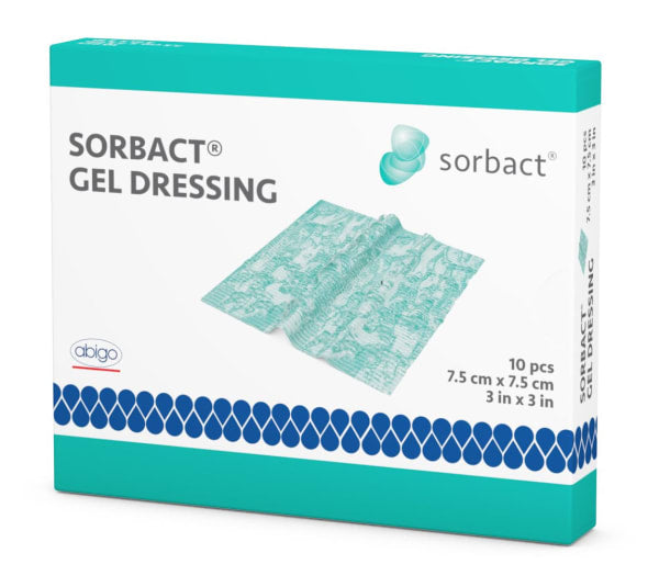 Bandasje Sorbact®Gel Dressing 7,5x7,5cm