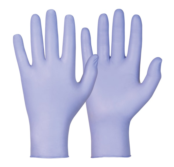 Hanske Nitril Magic Touch PF blå L