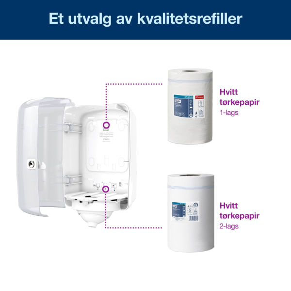 Dispenser Tork Reflex Mini M3 hvit