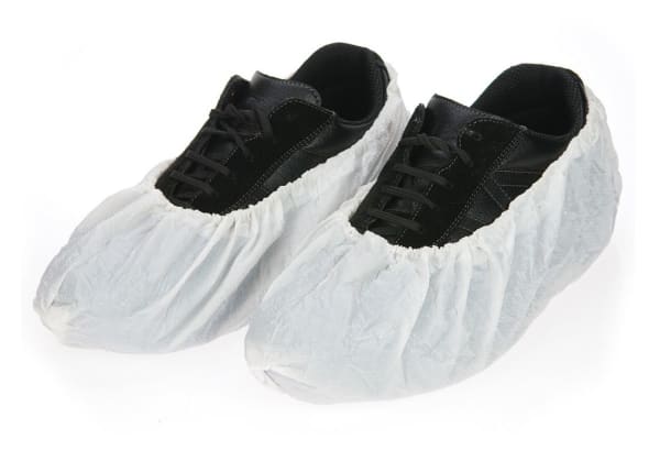 Skoovertrekk (str38,5-45,5)68my hvit M/L