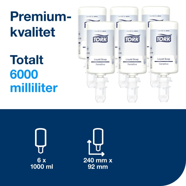 Håndsåpe Tork Extra mild S4 1l