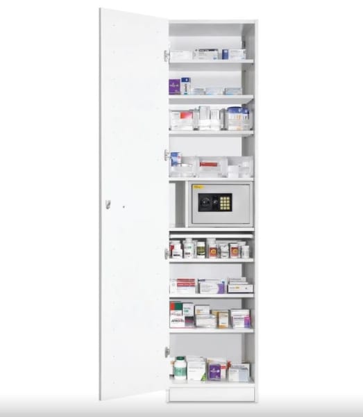 Medisinskap M4 50x50x205cm