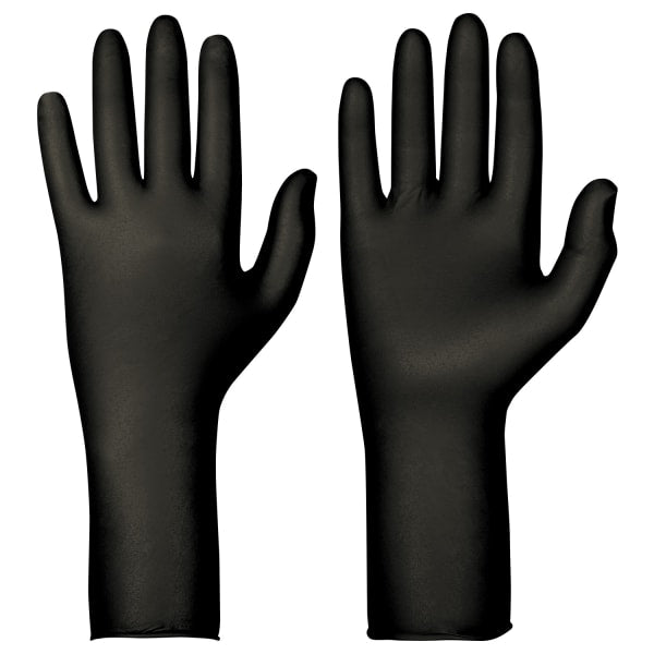 Hanske Nitril PF, ESD, lang sort M