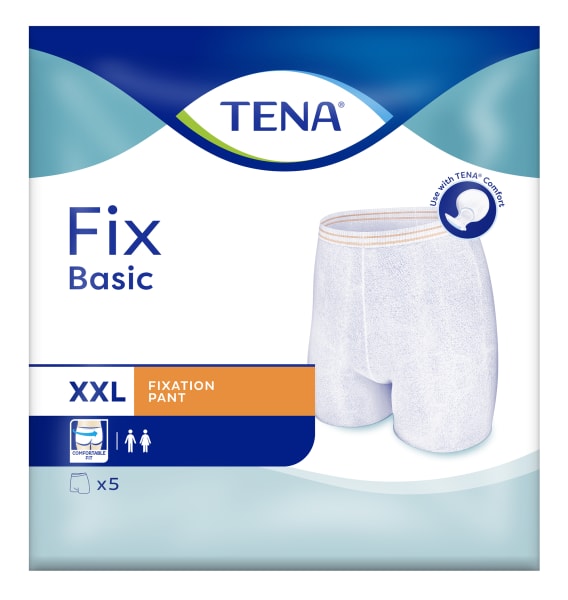 Truse TENA Fix Basic hvit m/ben XXL 5pak