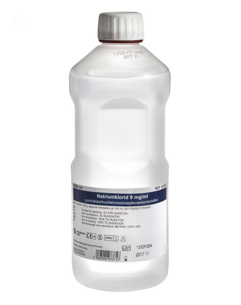 Helleflaske Versylene NaCl 0,9% 1000ml