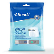 Truse Attends Stretchpant C hvit ben 3XL