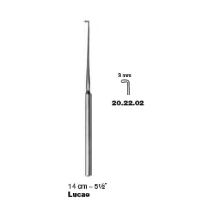 CERUMENHAKE LUCAE 3mm/14cm