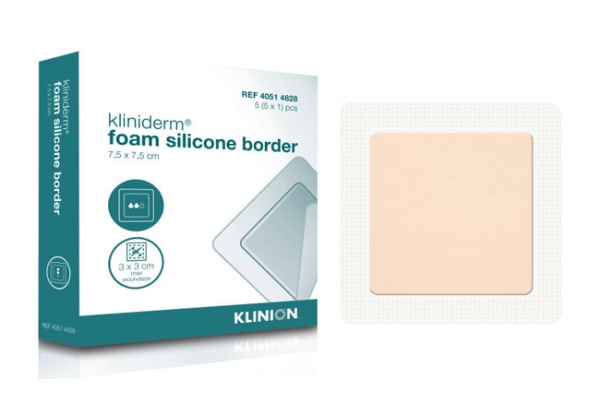 Bandasje Skum Kliniderm 7,5x7,5cm