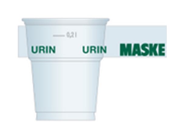 Beger urinprøve 20cl m/trykk URIN