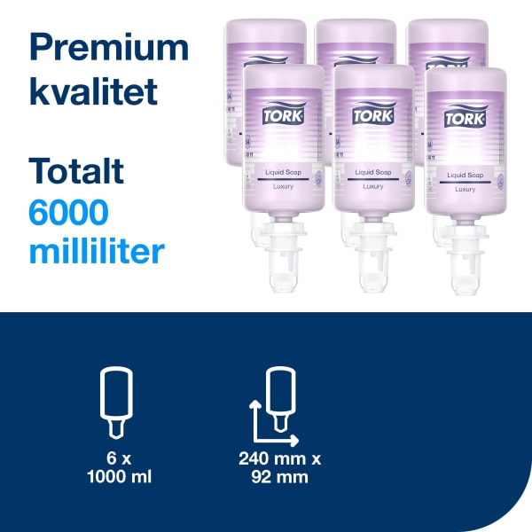Håndsåpe Tork S4 Luxury Flytende 1l