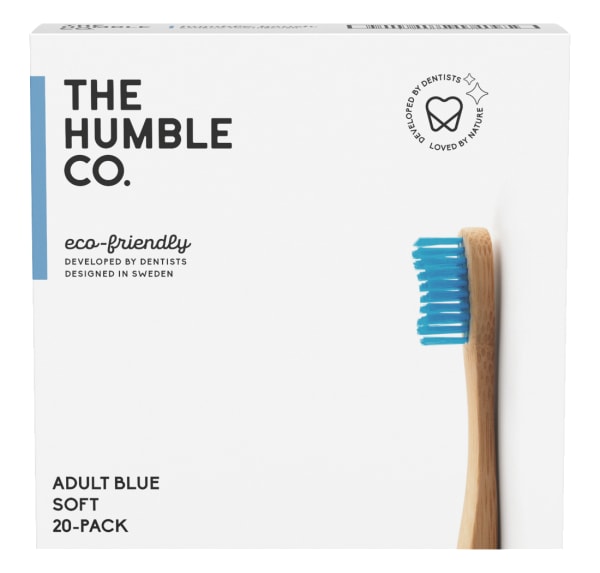Tannbørste Humble Soft blå