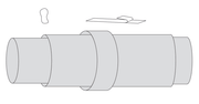 Kameratrekk Barrier steril 8cmx120cm