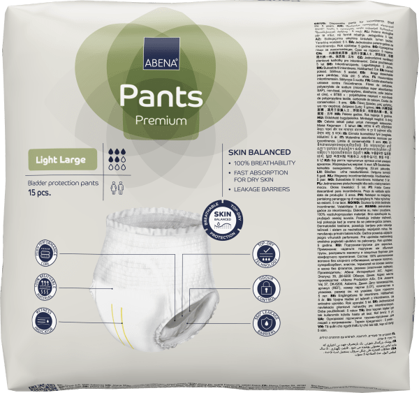 Bleie Abena Pants Light L grønn