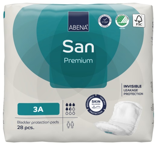 Bleie Abena San Premium 3A petroleumsblå