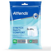 Truse Attends Stretchpant C hvit m/benXL