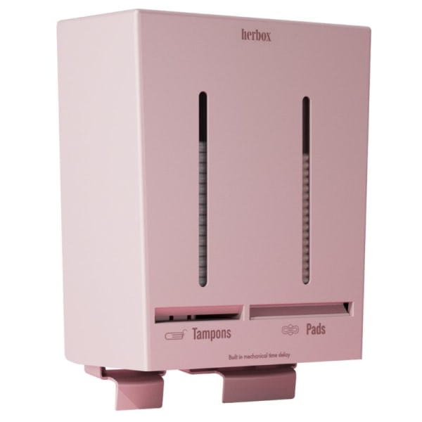 Dispenser resirk for tamponger/bind rosa