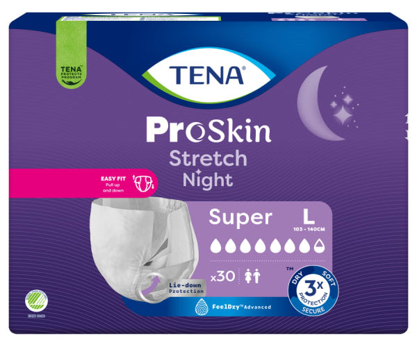 Bleie TENA Stretch Night L