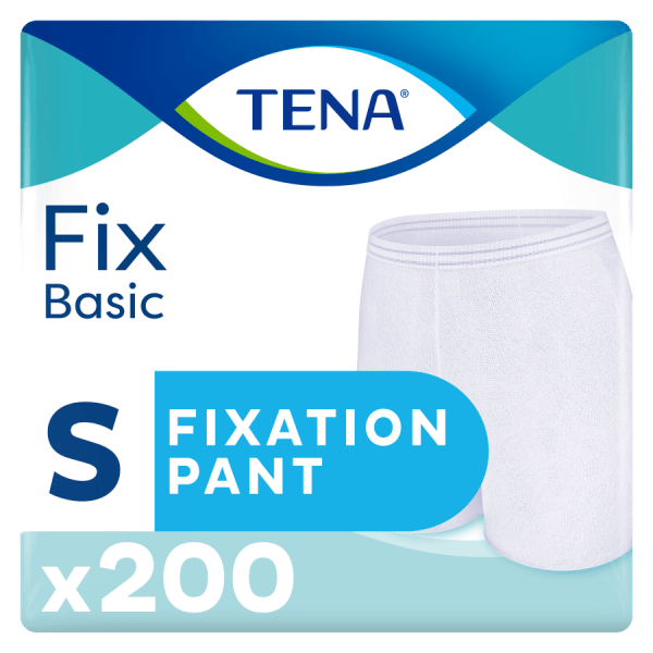 Truse TENA Fix Basic hvit m/ben S