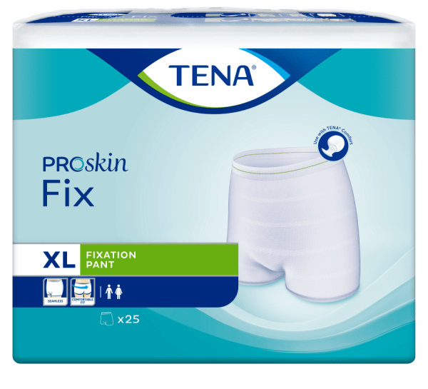 Truse TENA Fix hvit m/benXL