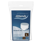 Truse Attends Stretch Fit hvit u/ben L