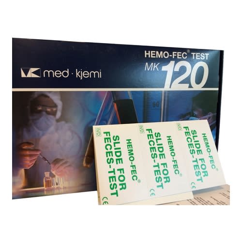 Test Hemo-Fec konvolutter m/slides