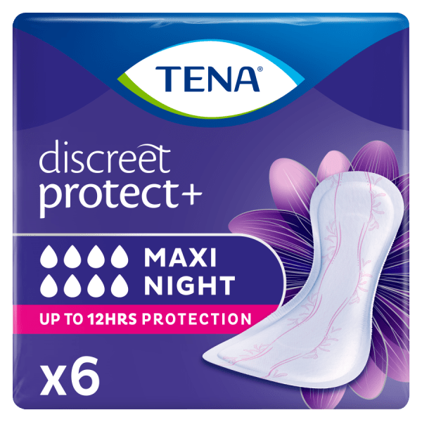 Bleie TENA Discreet Maxi Night