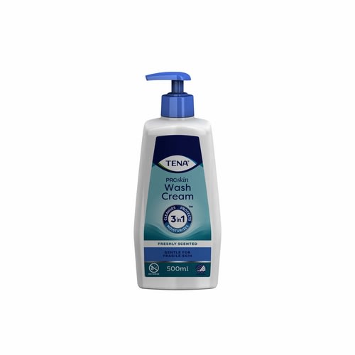 Vaskekrem Tena Med Pumpe 500ml