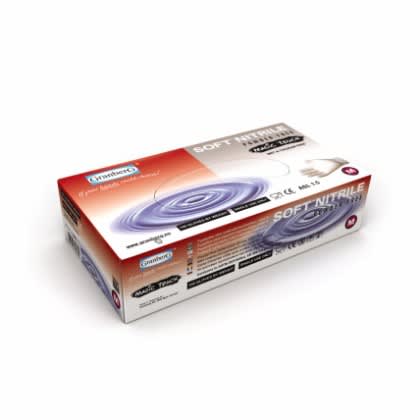 Hanske Nitril Magic Touch Hvit XL