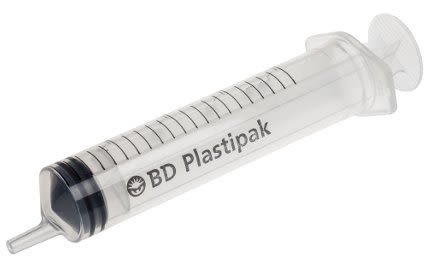 Sprøyte 20ml Luer.