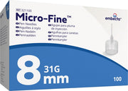 Kanyle f/Insulinpenn 31G 8mm